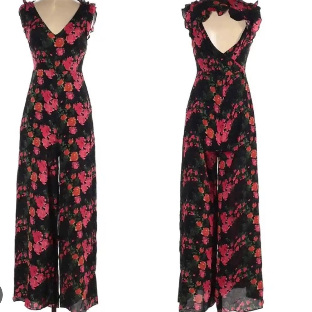 Anthropologie Tracy Reese floral jumpsuit